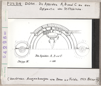 Vorschaubild Fulda: Dom, Apsidiolen A, B, C an der Ostpartie der Stiftskirche 